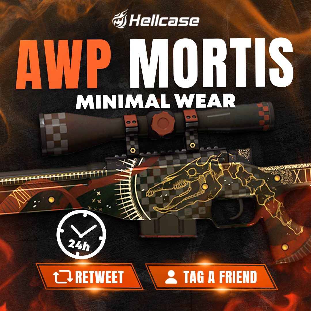 hellcase's tweet photo. 🎁 FAST GIVEAWAY 🏁

👇 Tag Your Best Friend &amp; Like
🚀 Follow us
🔥 Retweet this post
😎 The winner of the previous giveaway is @namhoai1617 

#hellcase #csgo #cs2 #csgoskin #csgoskins #csgoskinsgiveaway #csgocases #csgocase #hellcasegiveaway #csgoskinsfree #csgoskinsgiveaway https://t.co/dDLZWbhUjb