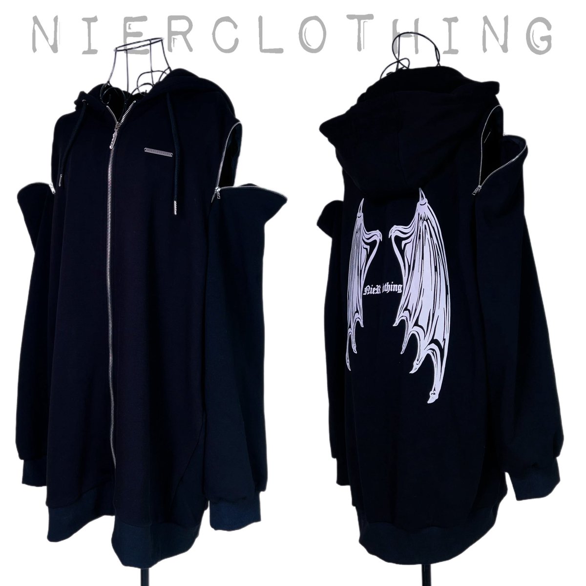 NieR_tokyo's tweet photo. 🎁本日〆切プレゼント企画🎁

防寒裏起毛2WAY OFF-SHOULDER 
ZIP OUTER【WING】

🎁3名様にプレゼント🎁

ユニセックスアイテムです🐰

◼応募方法
フォロー(@NieR_tokyo) &amp; RT
◼締切〆  本日24時

※鍵垢の方も対象内です。

是非ご参加ください🙇‍♂️🙇‍♀️ https://t.co/Owklb3qm43