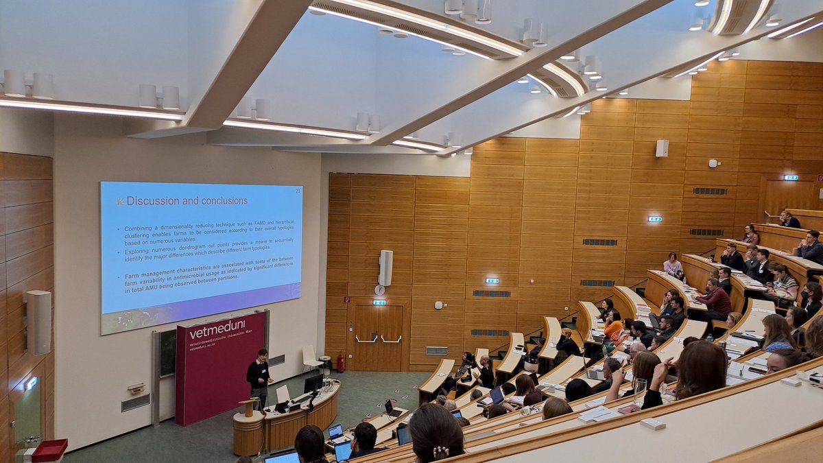 @VPH_Vetmeduni welcomed almost 100 international researchers to @VetmeduniVienna last week for the 4th #AACTING conference on veterinary #antibiotics. We were joined by vets, policymakers and analysts from 🇪🇺🇬🇧🇨🇭🇦🇷🇺🇲🇨🇦🇺🇬, and from @WOAH and @EMA_News as well