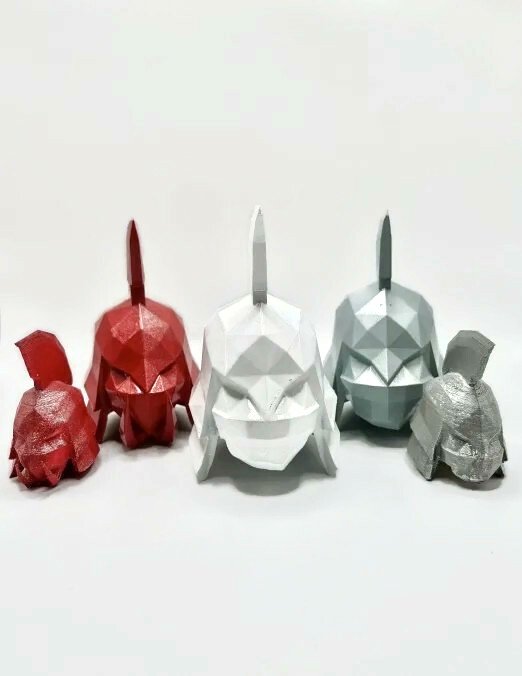 ID3APrinting's tweet photo. oo wee some #osrs #runescape Ironman helms https://t.co/MdCxqyRrFI