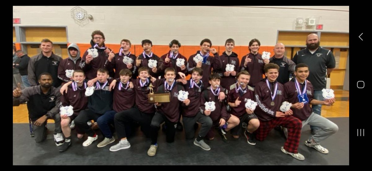 Congratulations to the Wrestling team!! <a href="/SecVAthletics/">Section V Athletics</a> CLASS B3 champions!! Great work all year, great wrestling this weekend!  #BBPride <a href="/BBCSDBuzz/">Byron-Bergen CSD</a> <a href="/BataviaDNSports/">Daily News Sports</a>