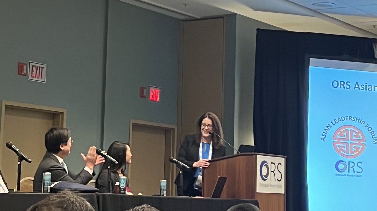 Our meniscus leader is giving a remark at Asian Leadership Forum! #ORS2024 @OrsMeniscus