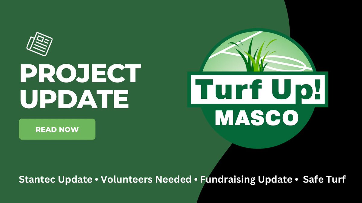 We provided an update to the School Committee on Wednesday. Thanks to School Committee for the organized/informative meeting with update from <a href="/Stantec/">Stantec</a>, Q&amp;A from the Committee &amp; Community, and providing us the opportunity to update on our status. turfupmasco.org/turf-up-late-j…