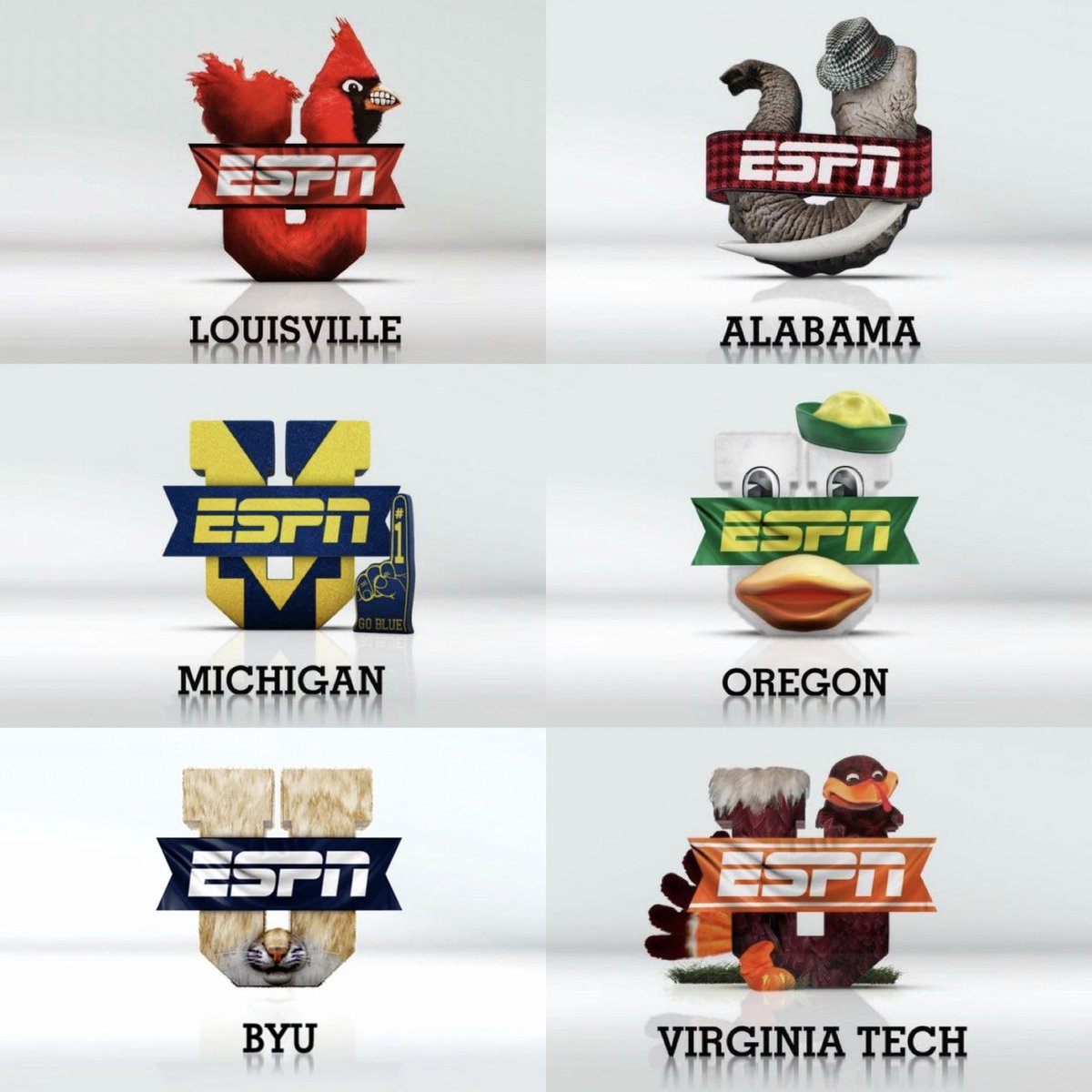 Who had the best ESPNU logo back in the day? (Part 1)