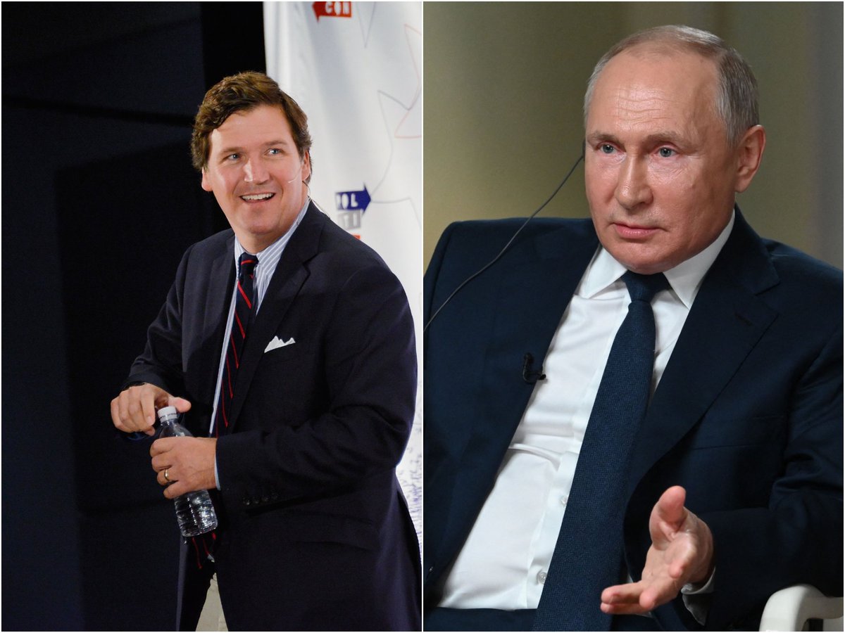 Volodymyr Zelenskyy, President of Ukraine, said he would be upset if there is a Tucker Putin interview.

Who is down with a rumored Tucker Carlson-Vladimir Putin interview?🙋🏼‍♀️