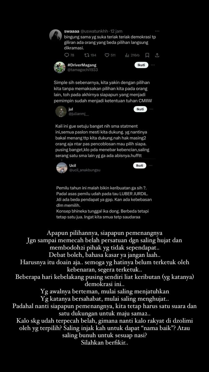 Mau posting di ug ngeriii..
Ketikan orang jahat2 dan tanpa filter hmmm