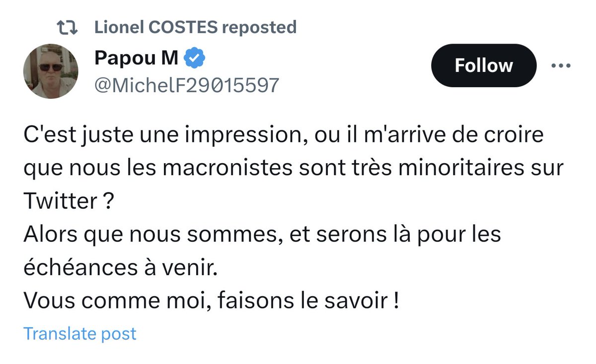 vaxpourmacron's tweet photo. Faites du bruit les soutiens du président Macron ! 💪
Autour de moi, 76% des français exigent que le président puisse faire un 3e mandat d'ailleurs https://t.co/yqQ9CXcVlD