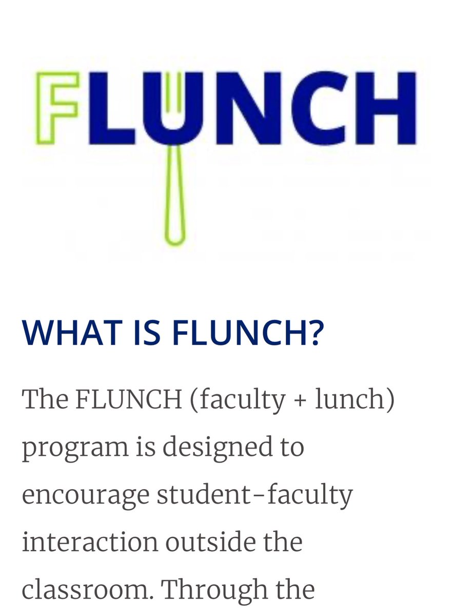 I’m really enjoying and feeling spoiled by my @DukeU biology students. Each undergraduate student can use up to $70 of FLUNCH funds per semester. Students do the inviting, set up the reservation, and pay. What a treat to lunch and meet students for extended time!