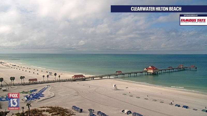 PaulFox13's tweet photo. Just like that, the sun is out. Should be dry for most of us this afternoon. #ClearwaterBeach #Florida https://t.co/GhAQ0D5B6x