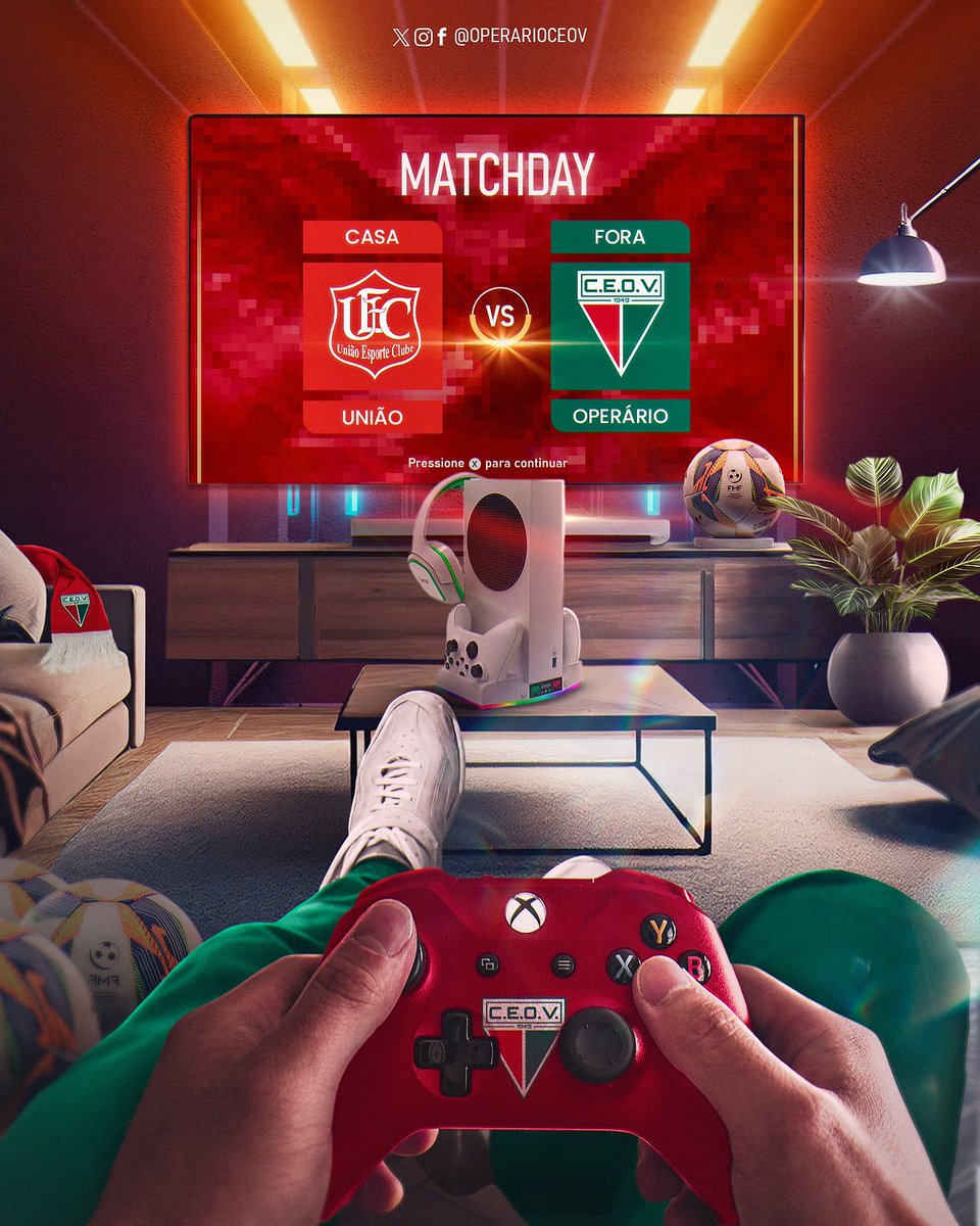 HOJE TEM CHICOTE DA FRONTEIRA EM CAMPO!!🔴⚪🟢

União Rondonópolis 🆚 Operário
📆 Domingo (04/02)
⏰ 18h00
🏟️ Luthero Lopes
🏆 Campeonato Mato-grossense Martinelli Sicredi 2024
📺 FMF TV (link nos stories).

Vamos, OPE!🔥