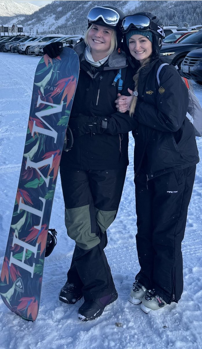 Bella and Krista heading out for a day ⁦@beavercreekmtn⁩