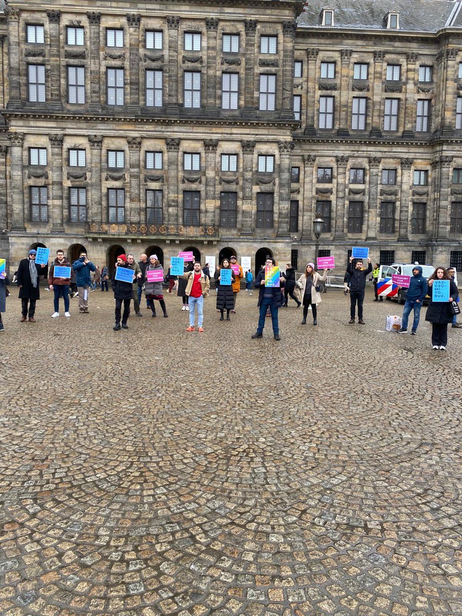 Amsterdam’da <a href="/BogaziciNl/">Bogazici University Alumni - Netherlands</a> #kabuletmiyoruz #vazgeçmiyoruz dedi…