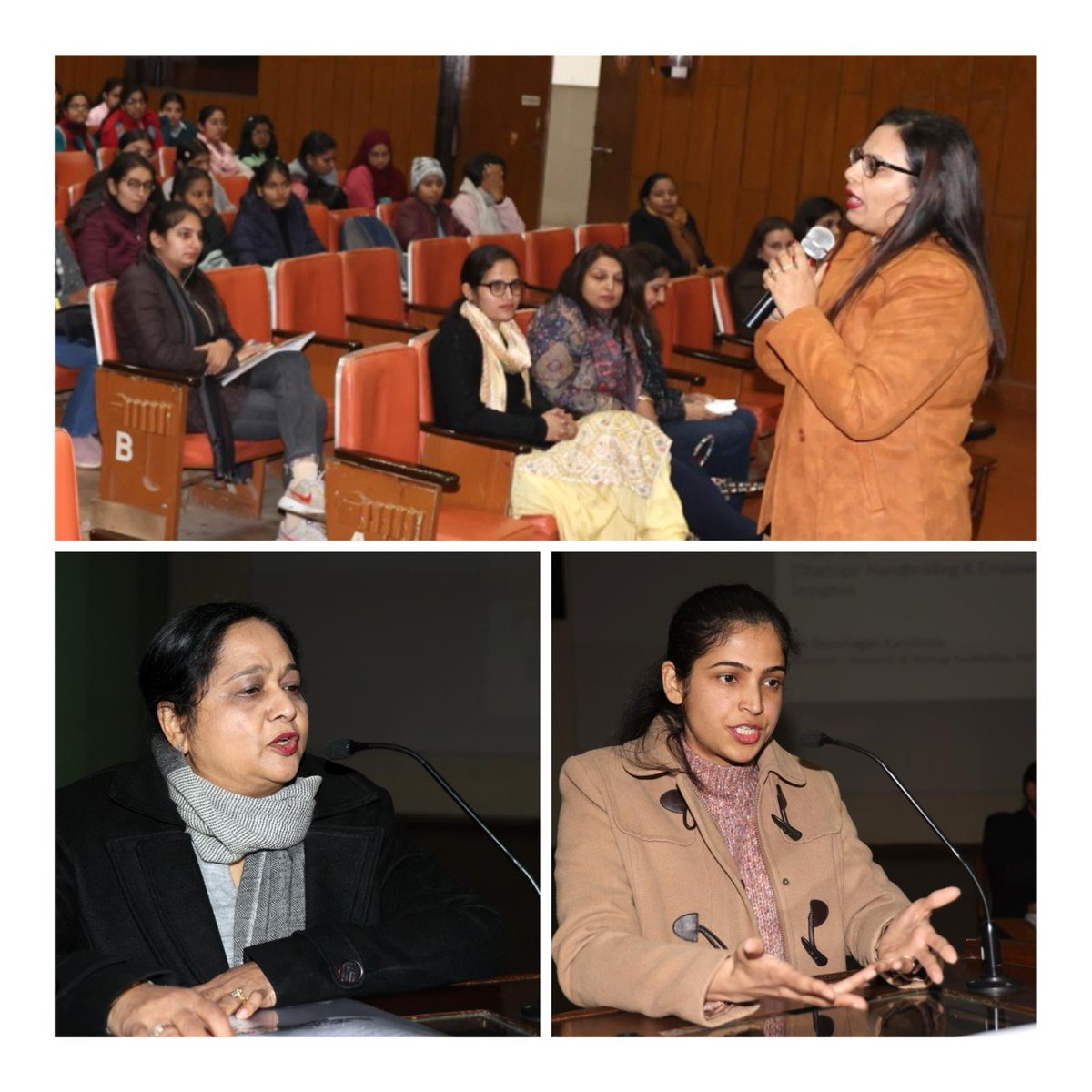 PSCST_GoP's tweet photo. Glimpses of @PSCST_GoP’s #TechStartup
Connect&GrowWorkshop under #SHE2.0 at @PAU_LDH. Grateful to #PABI & Eminent Speakers #NitikaKhurana #PoojaMunjal
#ShwetaMiglani for engaging students & informing them about startup opportunities.
@trahul1976 @JKAroraEDPSCST
@BakshiDapinder https://t.co/6JpYcycTNB