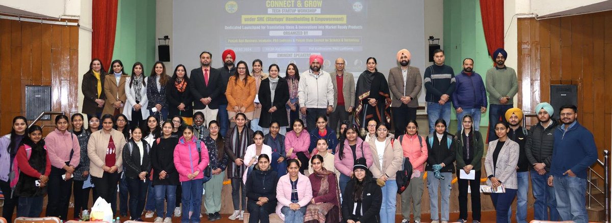 PSCST_GoP's tweet photo. Glimpses of @PSCST_GoP’s #TechStartup
Connect&GrowWorkshop under #SHE2.0 at @PAU_LDH. Grateful to #PABI & Eminent Speakers #NitikaKhurana #PoojaMunjal
#ShwetaMiglani for engaging students & informing them about startup opportunities.
@trahul1976 @JKAroraEDPSCST
@BakshiDapinder https://t.co/6JpYcycTNB