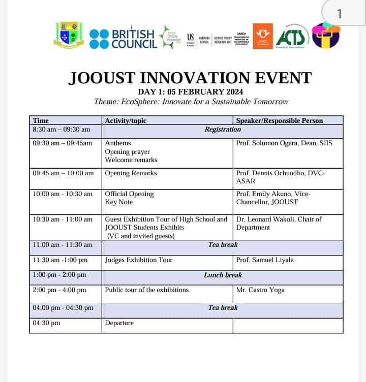 Campus__MEDIA's tweet image. JOOUST Innovative Event! It's all about Exhibitions. Close to 40 high schools invited. Day 1.
#innovateForSustainableTomorrow
#5thFeb
Tupatanee JOOUST