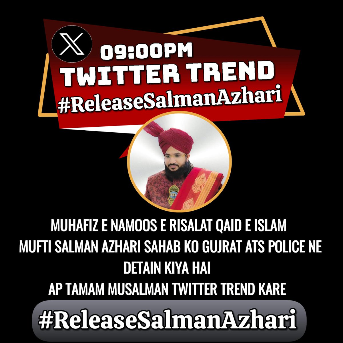 majlis_ul_haq's tweet photo. #releasesalmanazhari
#MuftiSalmanAzhari
#IStandWithSalmanAzhari 
The whole topic was on the Palestinians situation and he said kutto waqt aaya
But arseholes want this as their title grow up hate mongerers

Below is the full statement from the speech https://t.co/iBD6j4RxHM