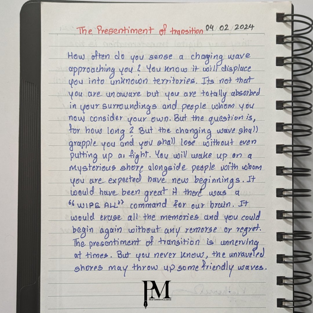 Handwritten after a long time. 

#writing, #writingcommunity, #creativewriting, #amwriting, #writings, #songwriting, #writingprompts, #writinglife, #copywriting #letteringdaily #stationery #fountainpennetwork #handmadefont #pen #penaddict #quotes #journaling #journal #study