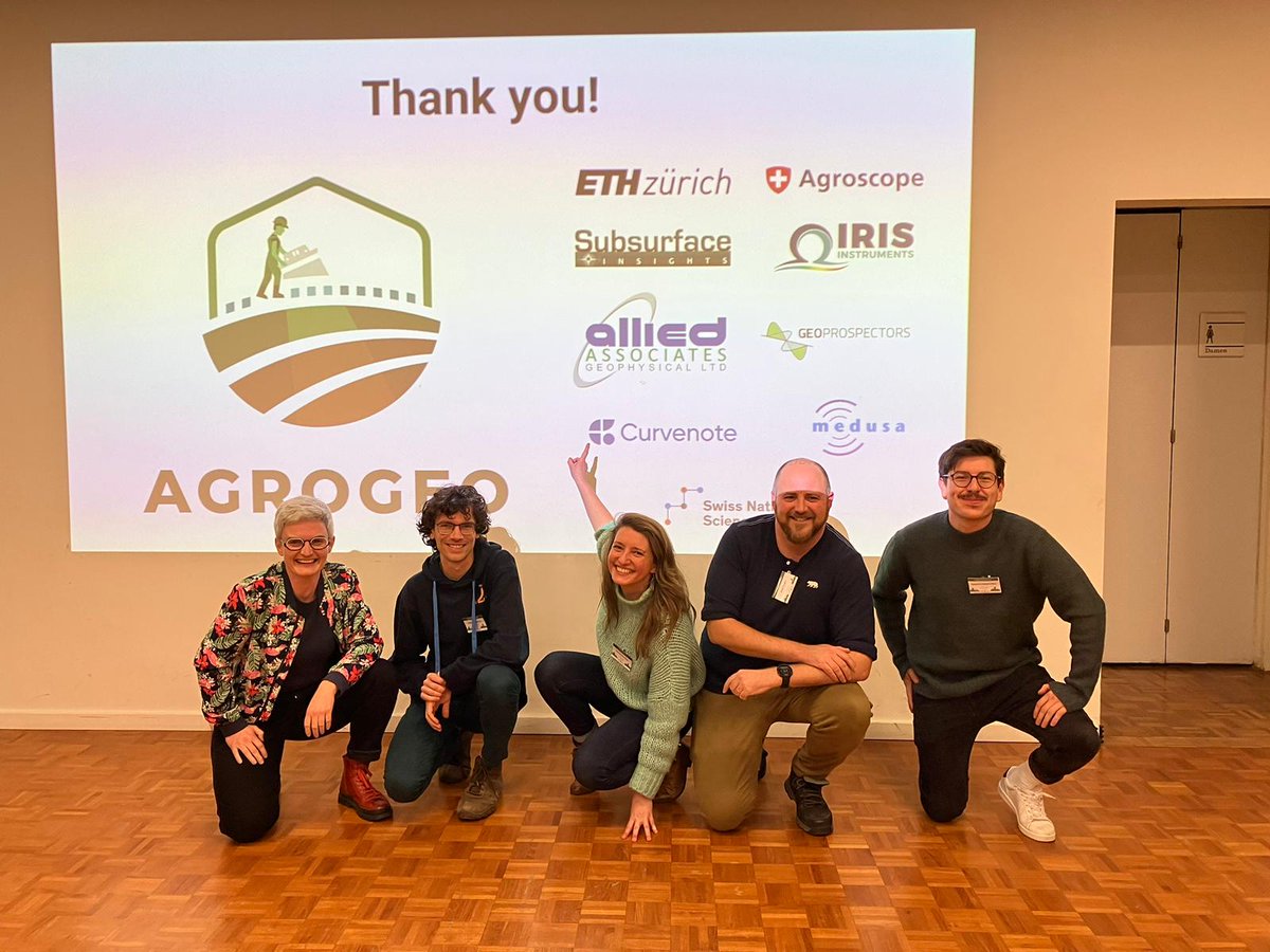 The organisers of @AgroGeophysics would like to thank attendees, invited speakers, workshop leaders and oral/poster presentators. We hope that every left inspired for future collaborations and development of #agrogeophysics. @BiggusDaveus @EllenVDVijver @SarahGarre @aleromeru