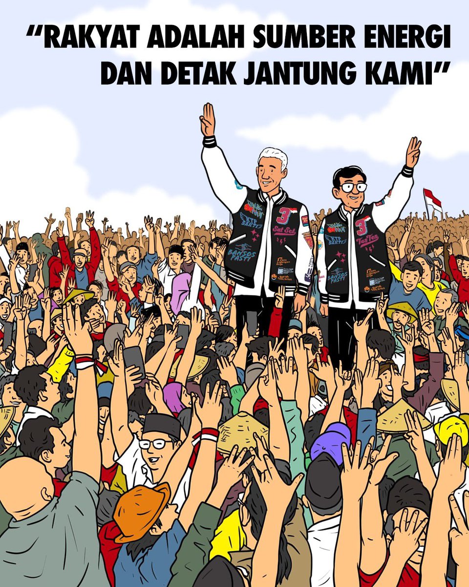 Ganjar-Mahfud terlahir dari rahim rakyat. Energi Ganjar-Mahfud berasal dari rakyat kecil, sehingga kebijakan-kebijakannya akan selalu mengutamakan rakyat kecil. 

#GanjarMahfud2024 #GanjarMahfudM3nangDebat #GanjarPresidenRakyat #JkwganTIGAnjar  #KaryaAdalahDoa #SALAMM3TAL