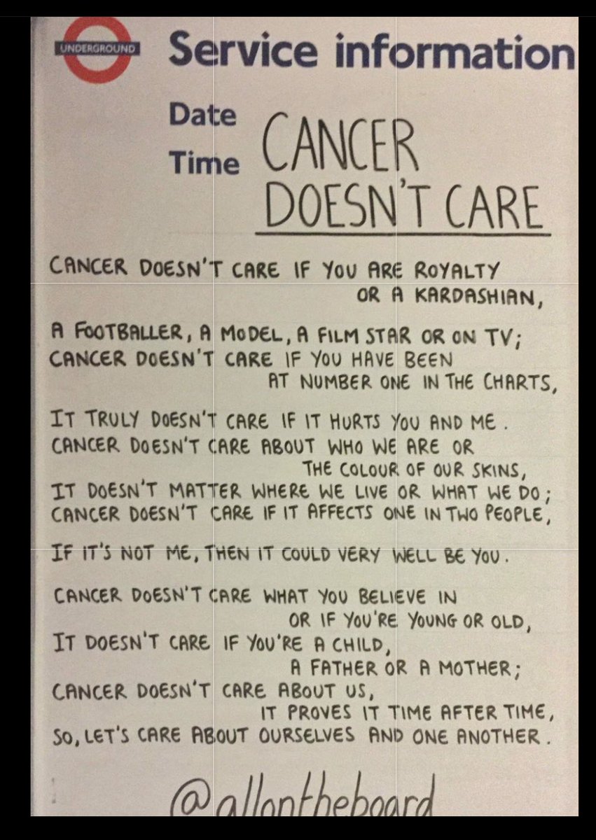 SimonMajumdar's tweet photo. Thank you to @allontheboard for this. It seems fitting on #WorldCancerDay https://t.co/MlBfSnGGYH