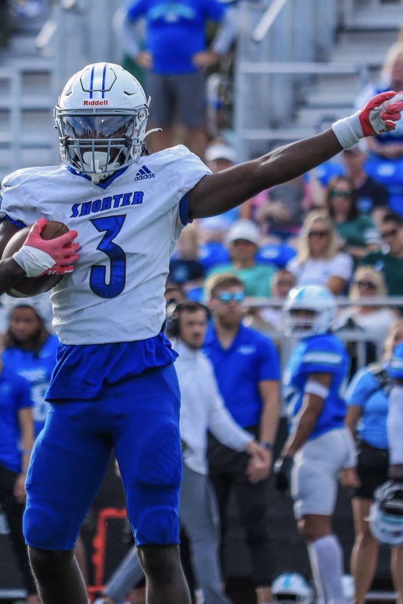 #AGTG after a great visit and conversation with <a href="/coachmorrison58/">Zach Morrison</a> i am blessed to receive an offer from Shorter University 🔵!!! <a href="/RecruitGeorgia/">Recruit Georgia</a> <a href="/CoachWilson41/">Azar Wilson</a>