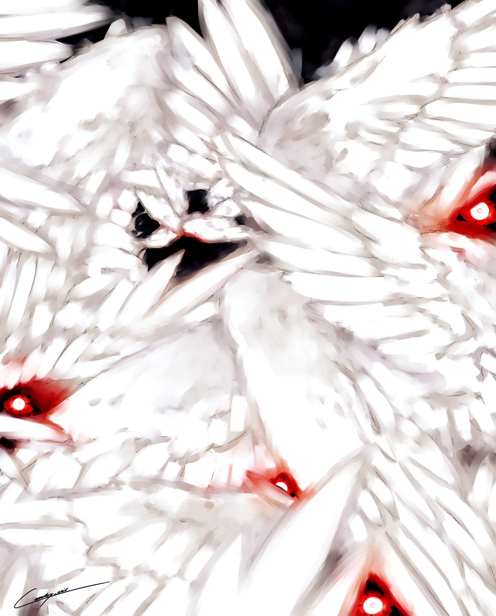 CemeteryExit's tweet photo. Subject 0-002, themed on descriptions of biblical angels https://t.co/zMsEuiKRrm