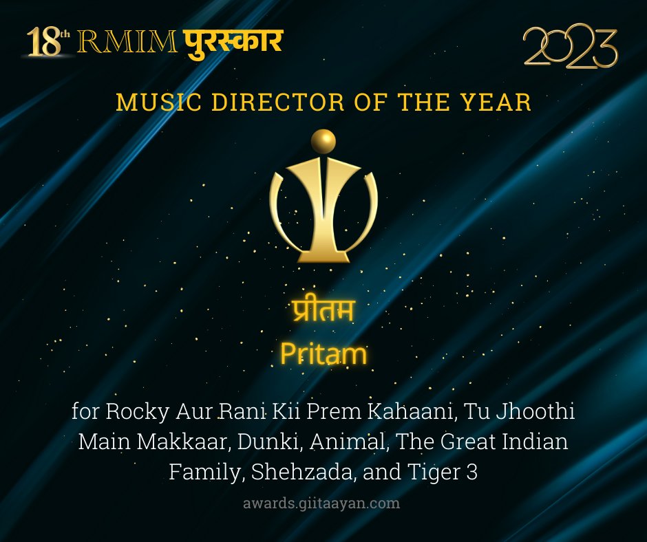 Music Director of the Year is Pritam (again!)