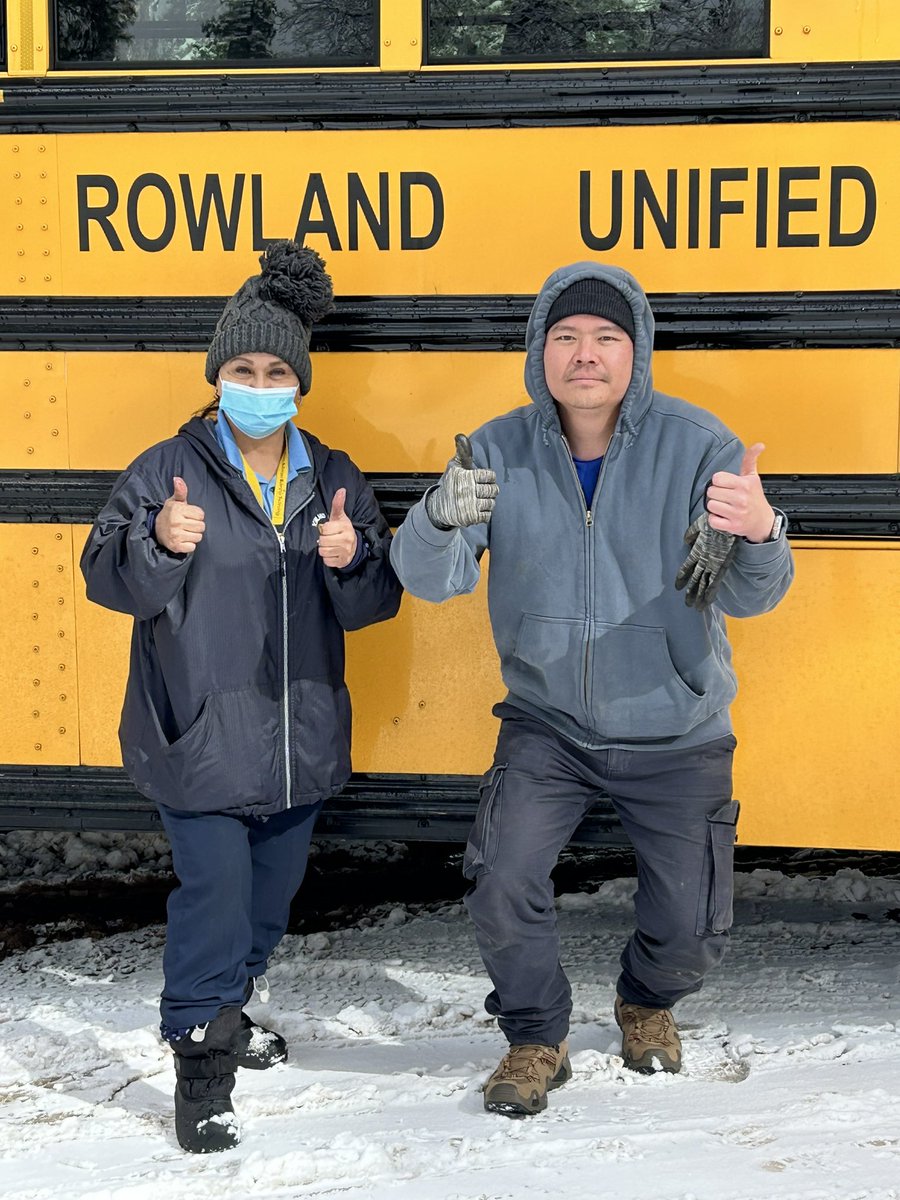 23/24 Day#95b
🌲🌲Outdoor Science School🌲🌲
The only way to get a pack of #JellickJaguars up to the mountains is with safe bus drivers!

THANK YOU to Terry &amp; Allen from <a href="/RowlandSchools/">Rowland Schools</a>  <a href="/Rusdtrans/">RUSD Transportation</a> 
for getting our students up and down the mountain with care. 
❤️🚌🚌❤️