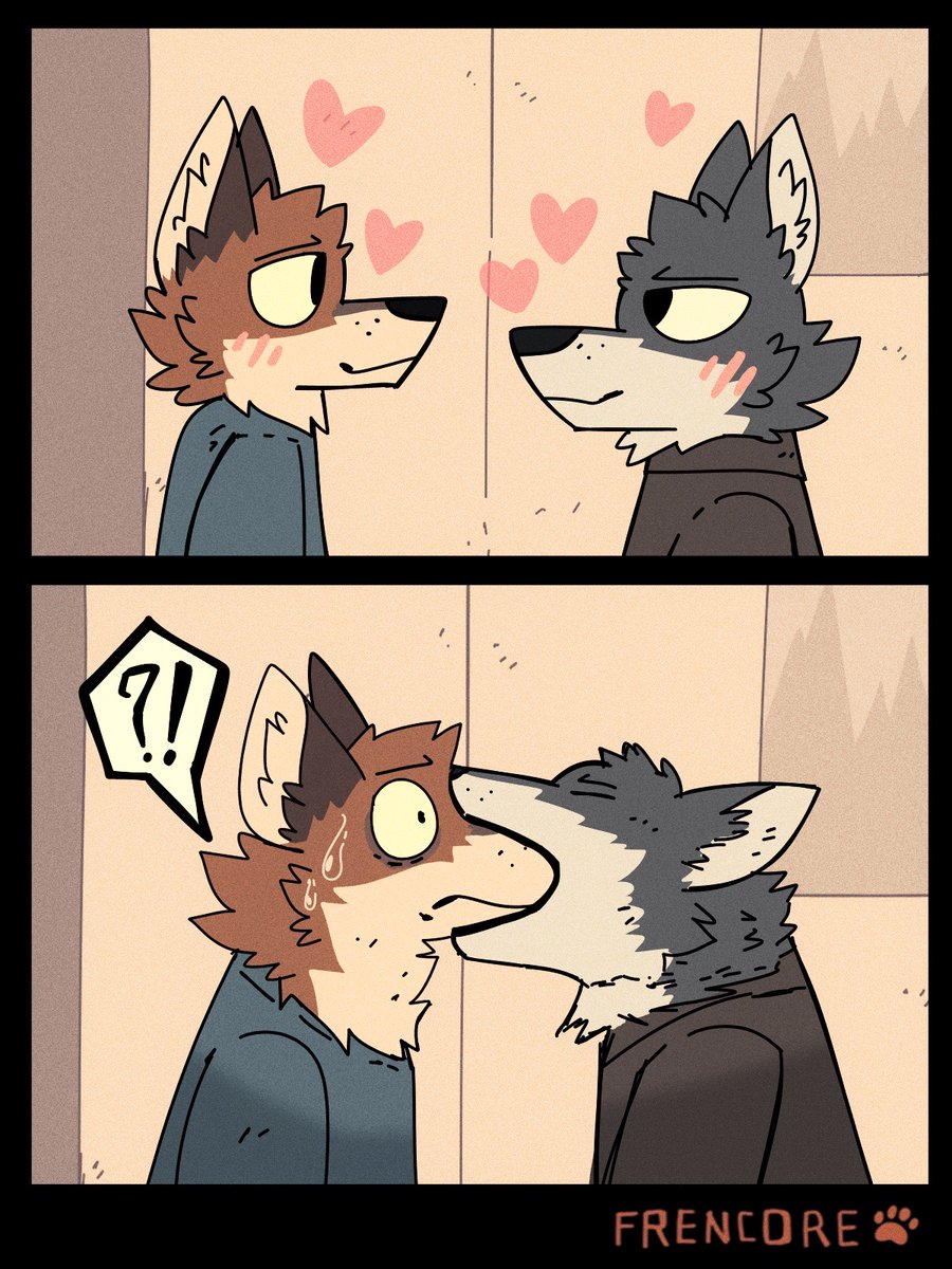 Wolf kiss 🐺❤️