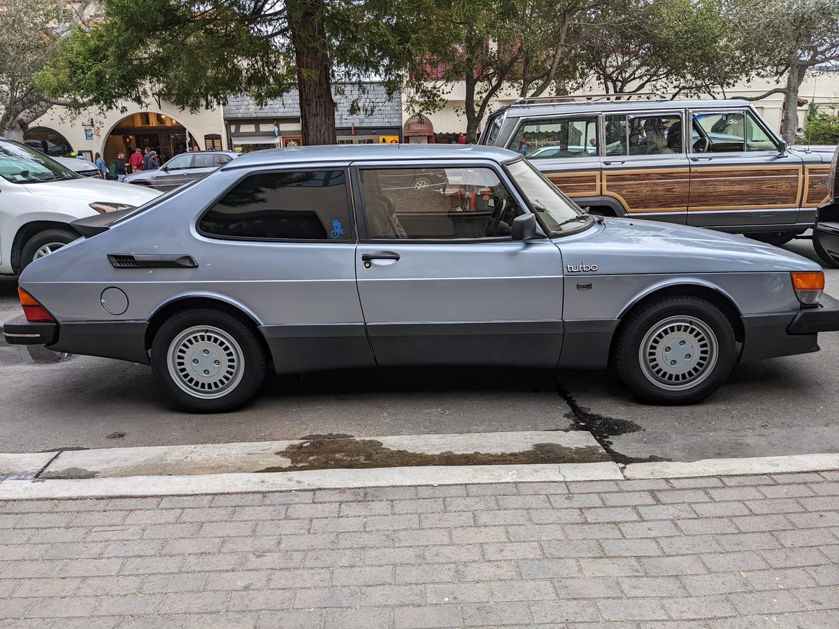 I've been driving my 86 #Saab 900 Turbo SPG as a daily for so long, I've turned into the eccentric old man that drives an old Saab all over the Bay Area.  I haven't seen another 900 driving in the roads ever, just at Cars &amp; Coffee, #Radwood, the Saab Shop or Friends.