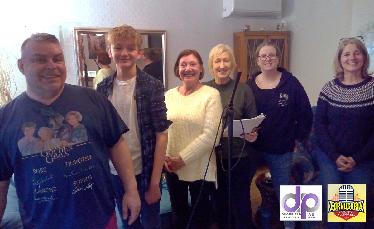 With spring around the corner, we’ve restarted our local #Sheffield productions again. Starting today by recording three new #audiodrama productions written by local playwright Alisdair Adams, performed by the #DronfieldPlayers. Keep your ears open when they go online next month!