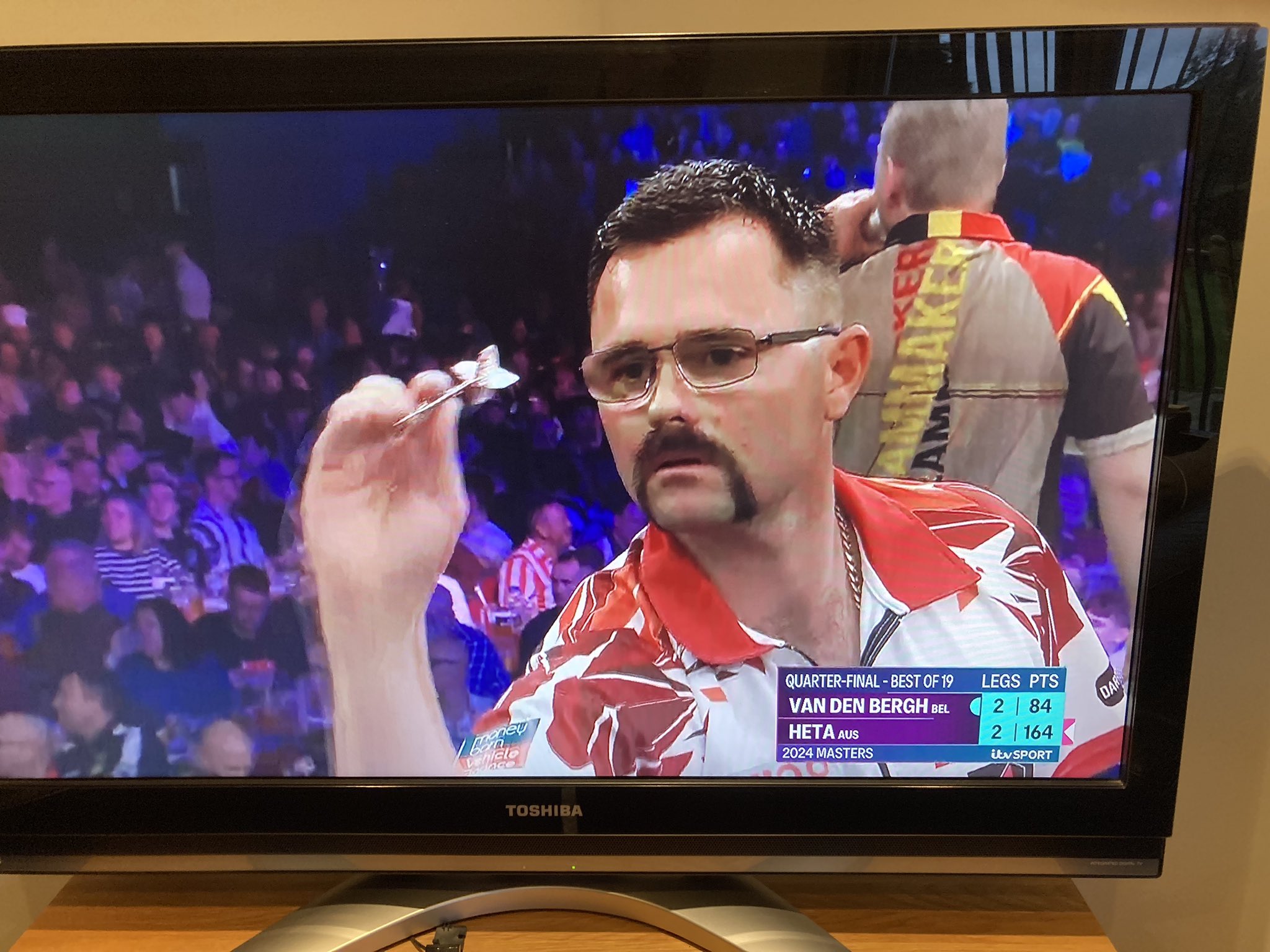 Wayne on X: Who is this 1970s porn star playing darts on the telly?  t.cozlbvhtyEOD  X