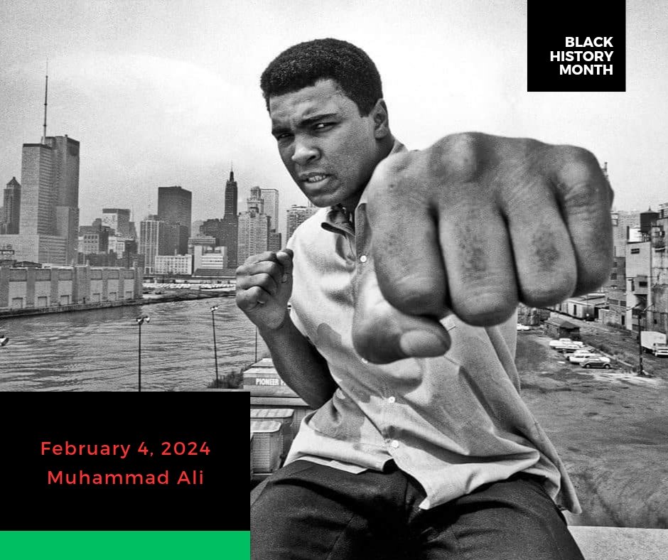 LoveIsYourMed's tweet photo. February 4th - Muhammad Ali #BlackHistory #BlackHistoryMonth #BlackHistoryMonth2024 https://t.co/I6AtMDaSbb