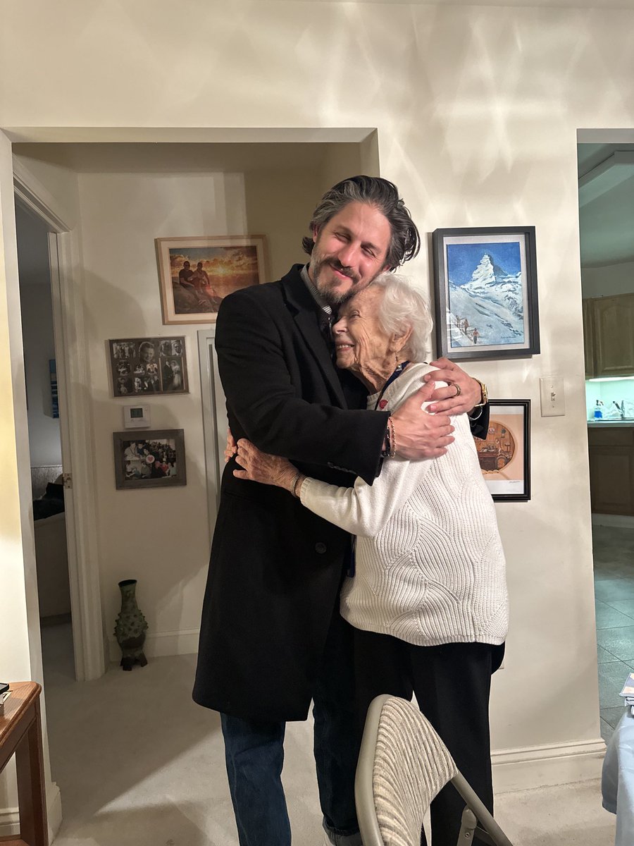 My mom and our son Franklin together as we celebrated David’s birthday. A beautiful and loving visit!