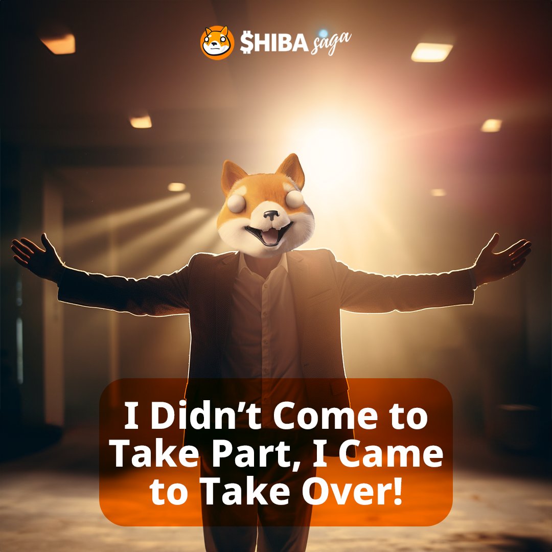 Shibasagaio's tweet photo. I didn't come to take part; I came to take over! https://t.co/NLsbbfg94Q