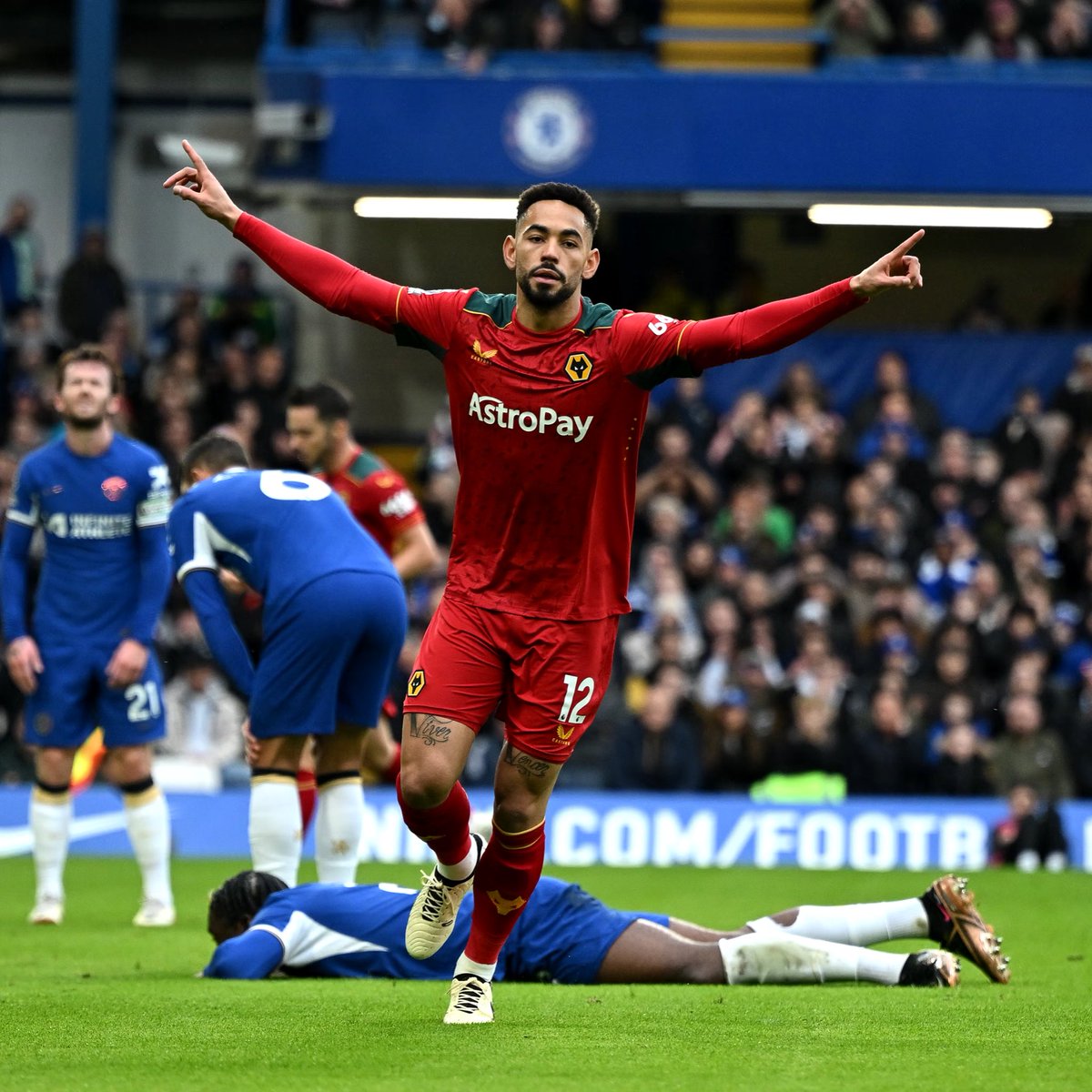 Today was the first time Wolves completed a league double over Chelsea since 1974-75. 🐺 

#WWFC | #Wolves