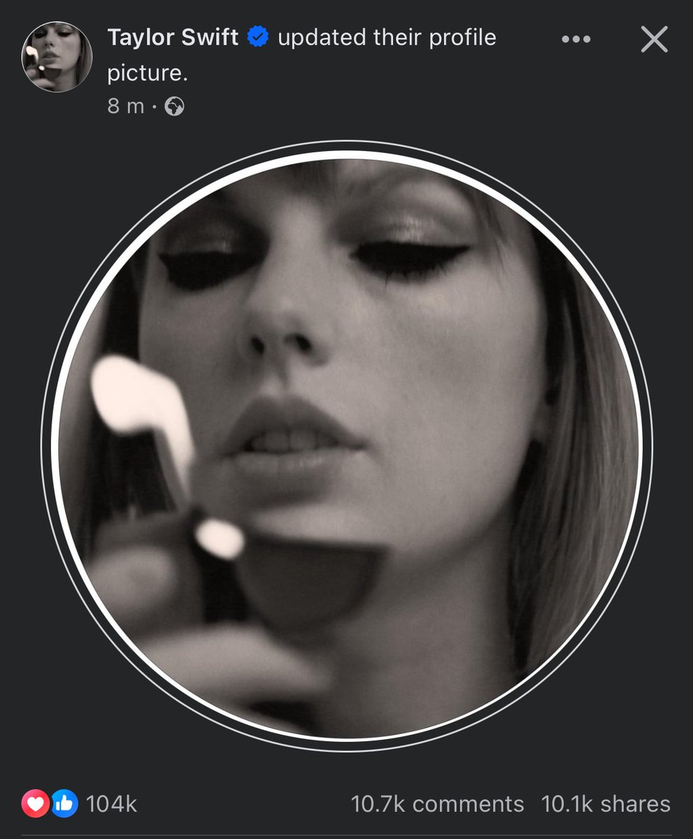 Taylor Swift just changed her profile picture on IG