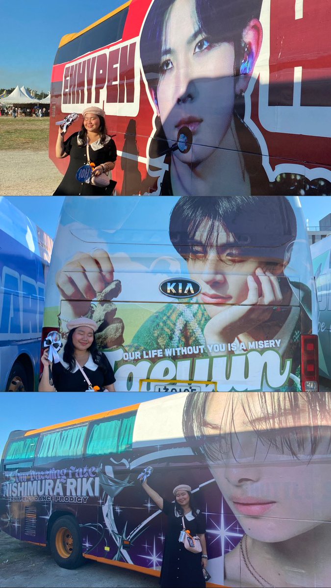6/7 enhypen bus yesterday for #FATE_IN_NEWCLARKCITY 🚎 kudos to all fanbase organizers of this fan project 🫶 @BLUEJAYS_PH @kimsunoodaily @ni_kidaily @lordjaeyun @ProjectHeeseung @PSHDaily_ 

jungwon bus lang talaga di namin nasight kahapon huhu :((