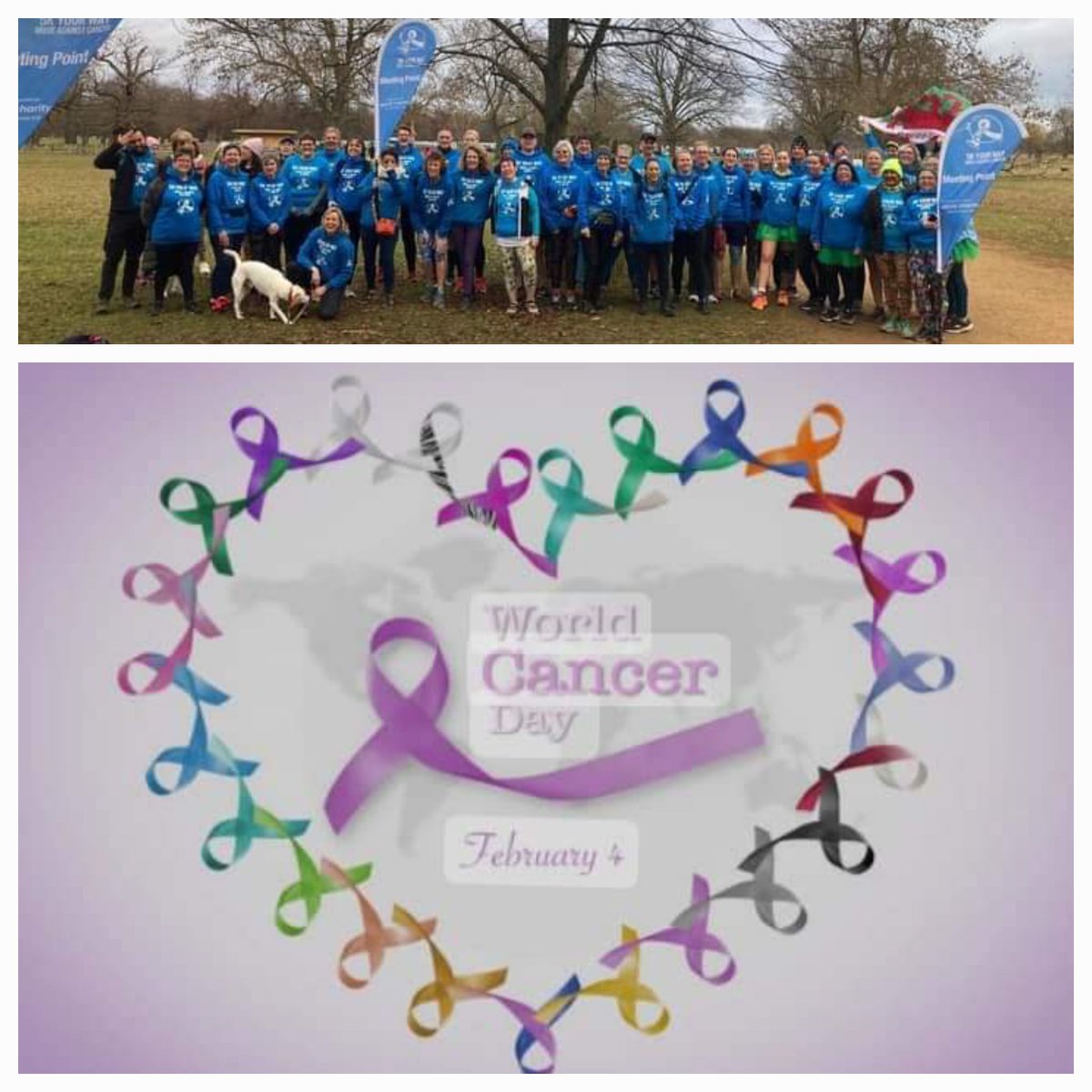 💙 As today is World Cancer Day we're thinking of everyone affected by cancer & in particular our amazing and inspiring members 💙 Yesterday 5k Your Way ambassadors from across the country met at Bushy parkrun to mark the occasion #WorldCancerDay #5kyourway #moveagainstcancer