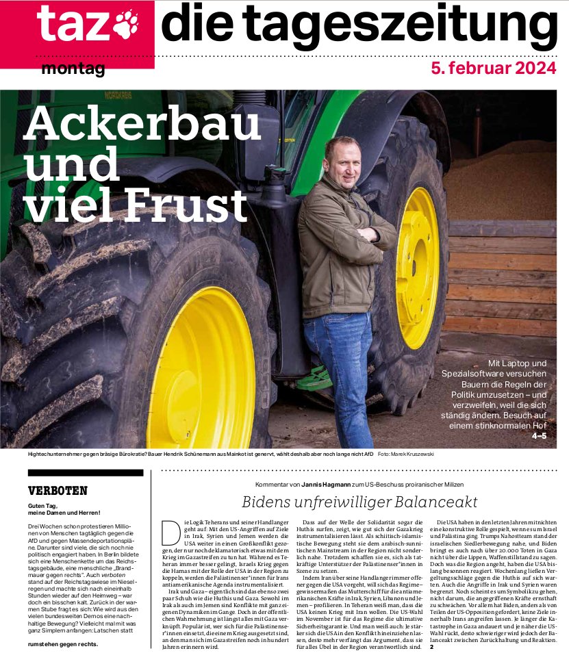 LandUnlust: Was ist dran an den Zumutungen für die Landwirte? taz-Hofberichterstattung über zwei Bauern aus Niedersachsen @tazgezwitscher