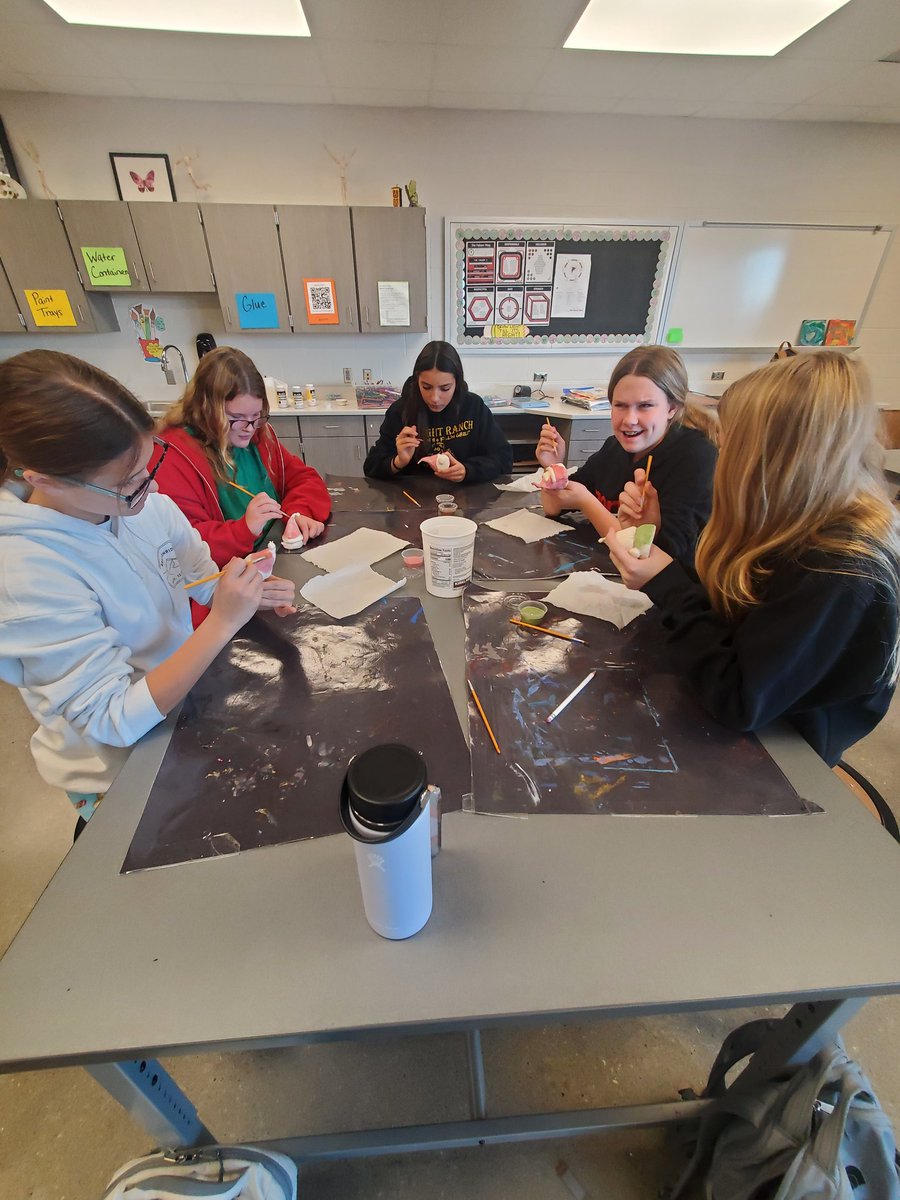 Clay day for 7th graders! Clay gnomes.
Gnome alone.
There's gnome place like home.
Hanging with my gnomies.

<a href="/middle_dcw/">DC West Middle School</a>