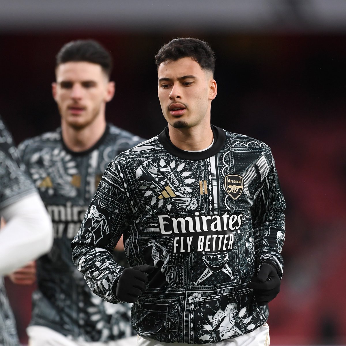 Arsenal's tweet photo. Fully focused 🧘 https://t.co/gigrAkIoFz