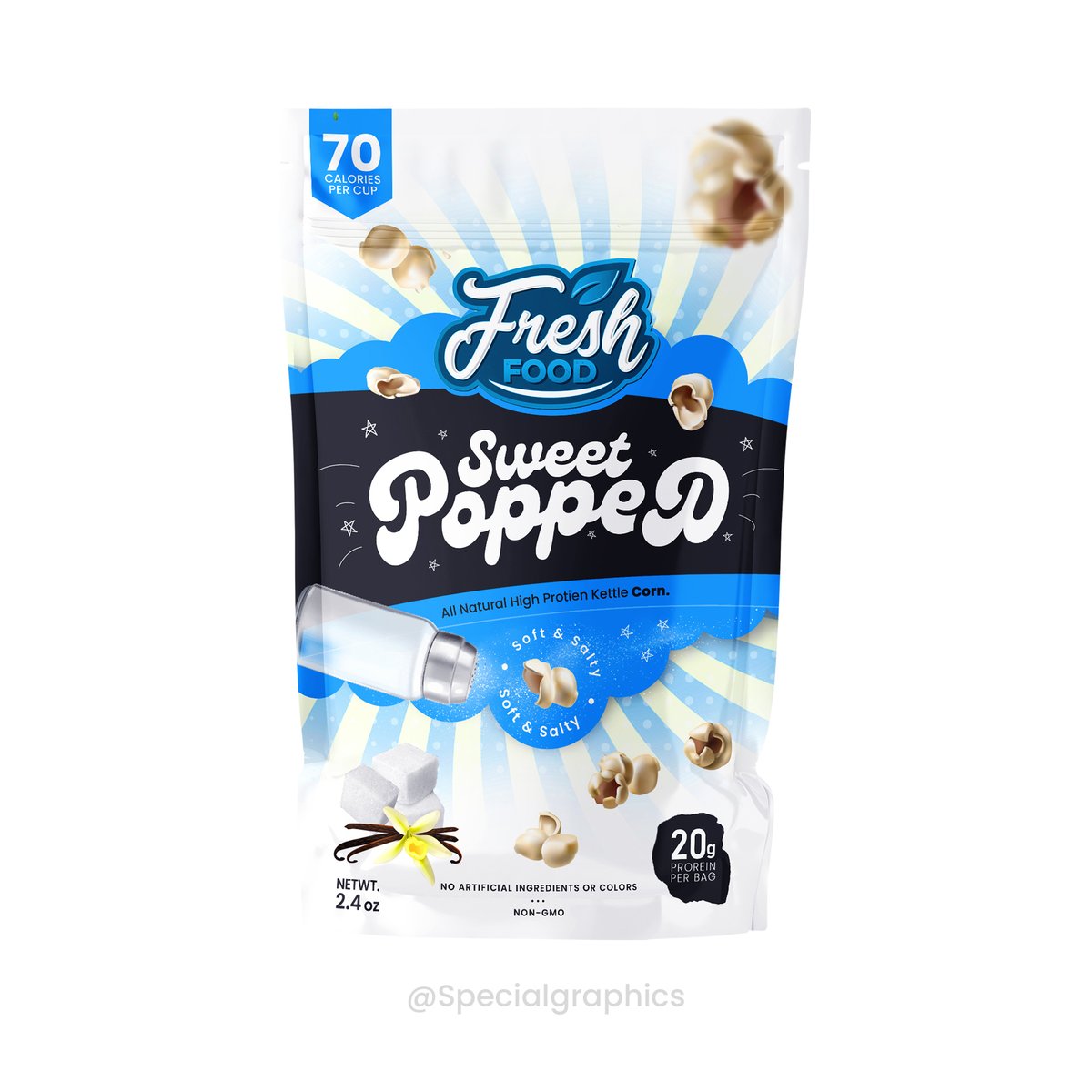 Info_SGraphics's tweet photo. Fresh Food's NEW Popcorn Pouches, specially designed by our talented special graphics team, are here! Three delicious flavors - Orange Zest, Red Chili Explosion, and Blueberry Bliss - each in a glossy, stand-up pouch. 
#Specialgraphics #Pouchdesign #Popcorn #Freshfood https://t.co/c6yXim4eYO