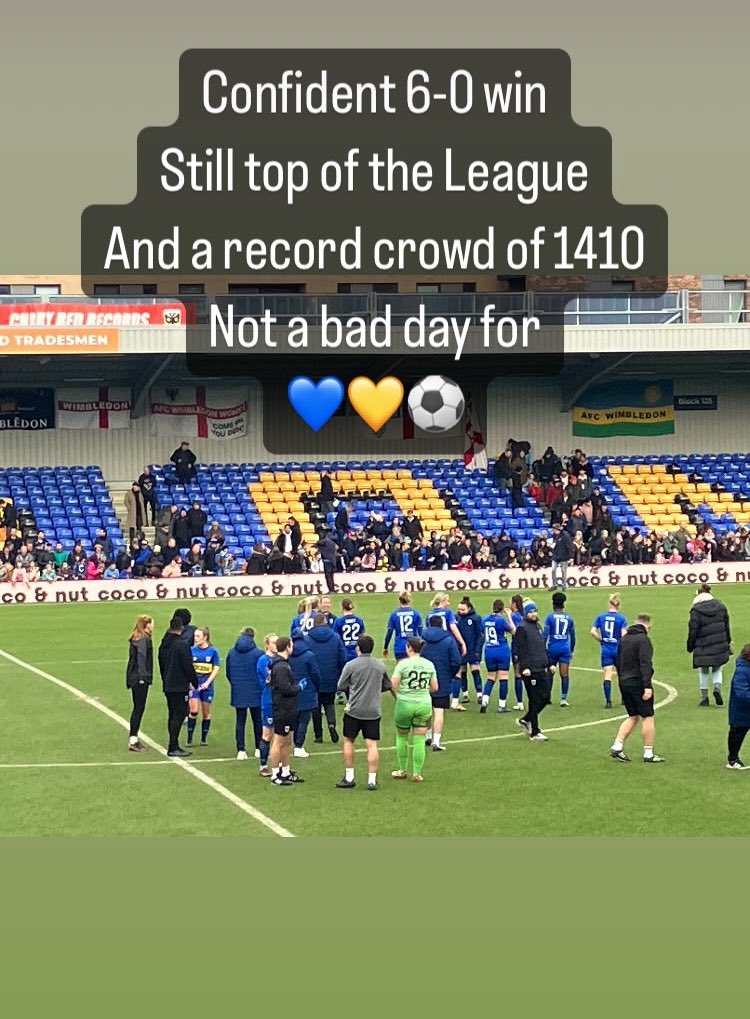 Not a bad day for @afcw_women