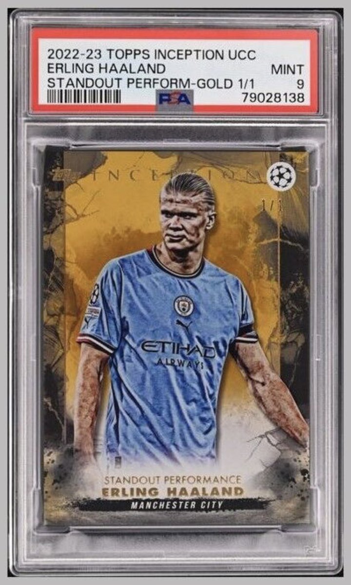 As 200 auctions end tonight, another 270 will go live. Give Tradewii a follow on eBay. Some lovely cards including this Haaland 1/1 starting at 99p later tonight. ebay.co.uk/str/tradewiica…