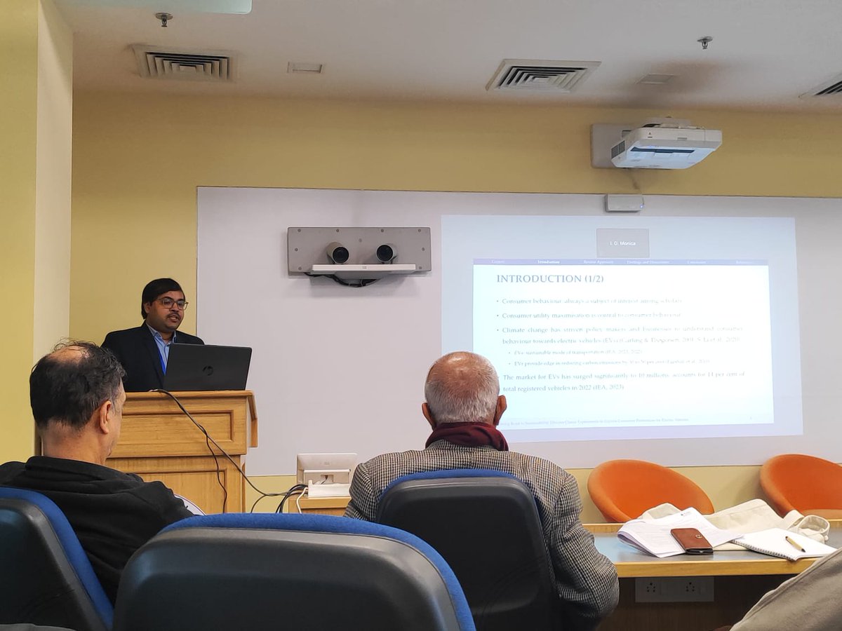 Had an enriching three days immersed in discussions about a sustainable future. Insightful keynote address by <a href="/ShamikaRavi/">Prof. Shamika Ravi</a>. Grateful for the opportunity to share my study on consumer behavior and DCEs. Special thanks to the experts for their feedback! <a href="/INSEE_22/">INSEE</a>