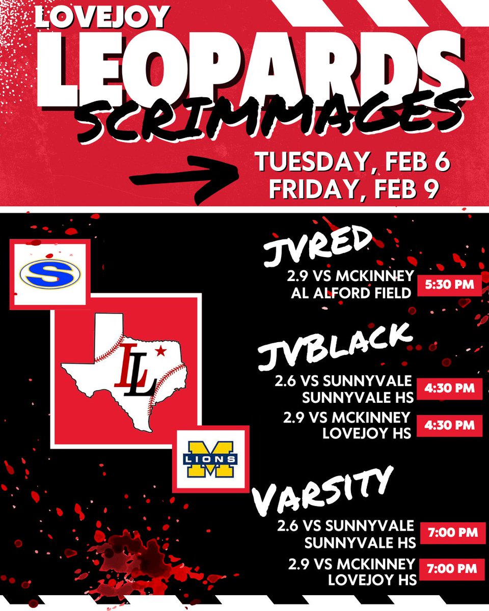 LLDiamondClub's tweet photo. First Scrimmage βοΈ Varsity had a great showing vs Prosper. Hitters came to hit! π₯ @GARRETTH2025 started it off with a 2R π£. #manymoretocome Here is the schedule for scrimmages this week. Hope to see you all at the field. @LovejoyBaseball #goingtobefun https://t.co/YEFkqDLjhm