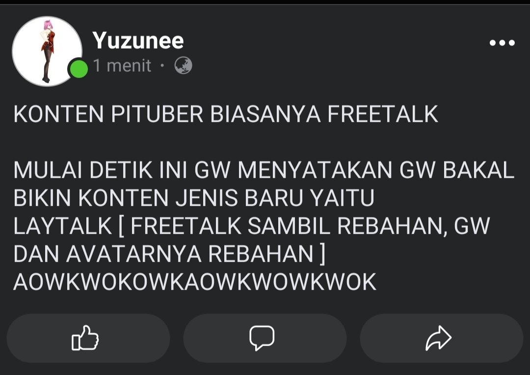 Celestia_Id's tweet photo. Ehehehe

#laytalk #yuzunee #yuzunee_id #Vtubers #vtubersid #vtuberid #VtuberID #freetalk https://t.co/RWS223RdVk