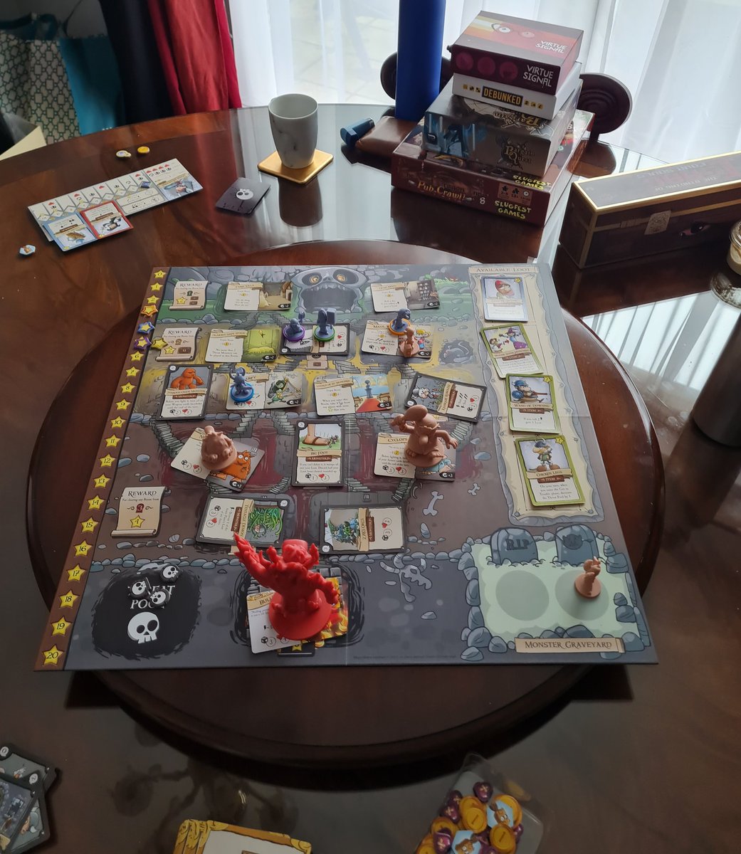 First board game for Sunday Munchkin Dungeon