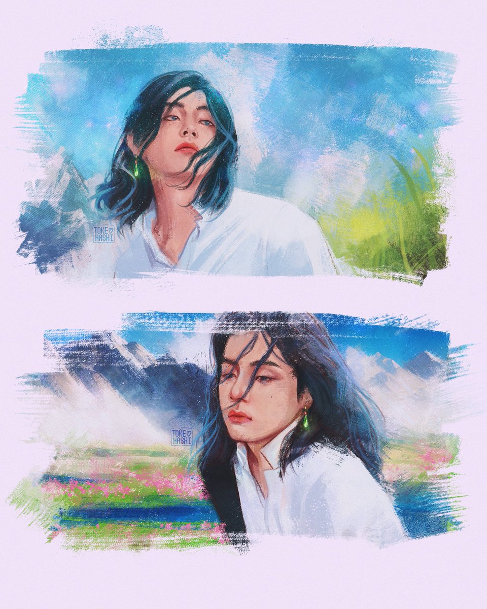 tokehashi's tweet image. taehyung as howl ✨✨